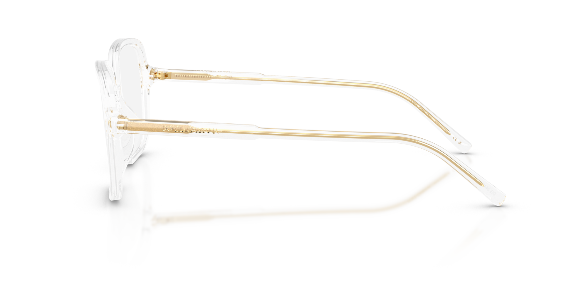DG3442 Kristall AcetatEyeglass Frames von B24, Seitenansicht