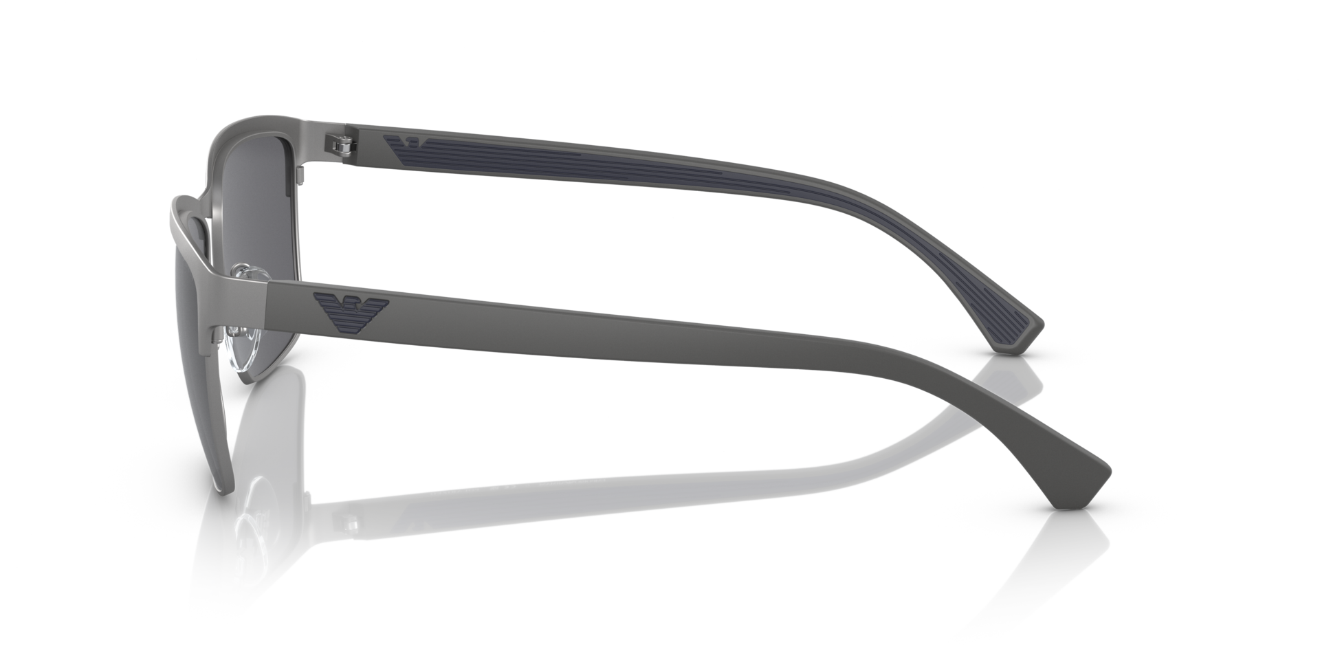 EA2087 Matt Gunmetal MetallSunglass Frames von B24, Seitenansicht