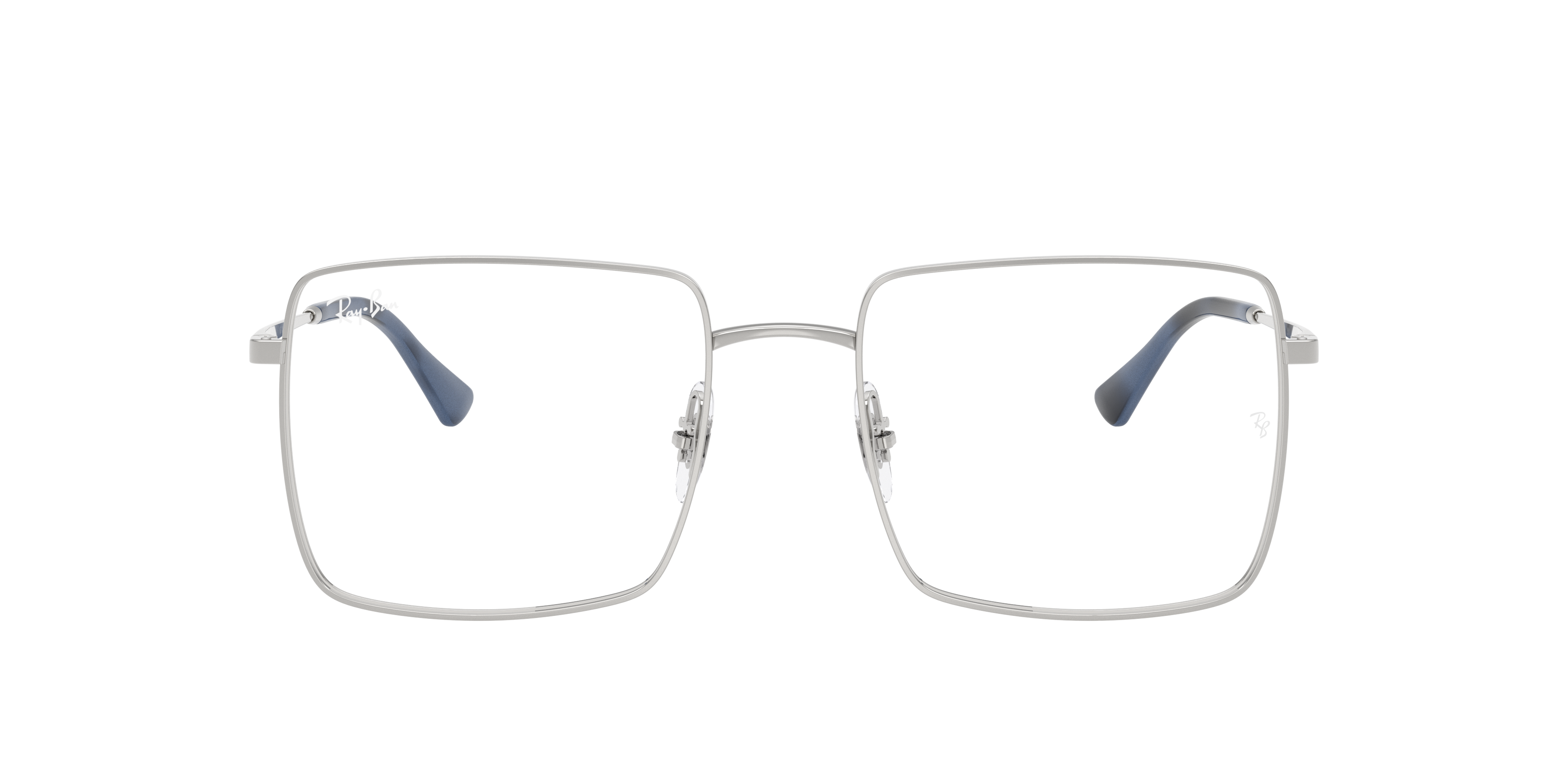 Ray - Ban Unisex Transparent Ray - Ban Rx6553 2501 Optische Fassungen Metall Silber Quadratisch Normal - Bild 7