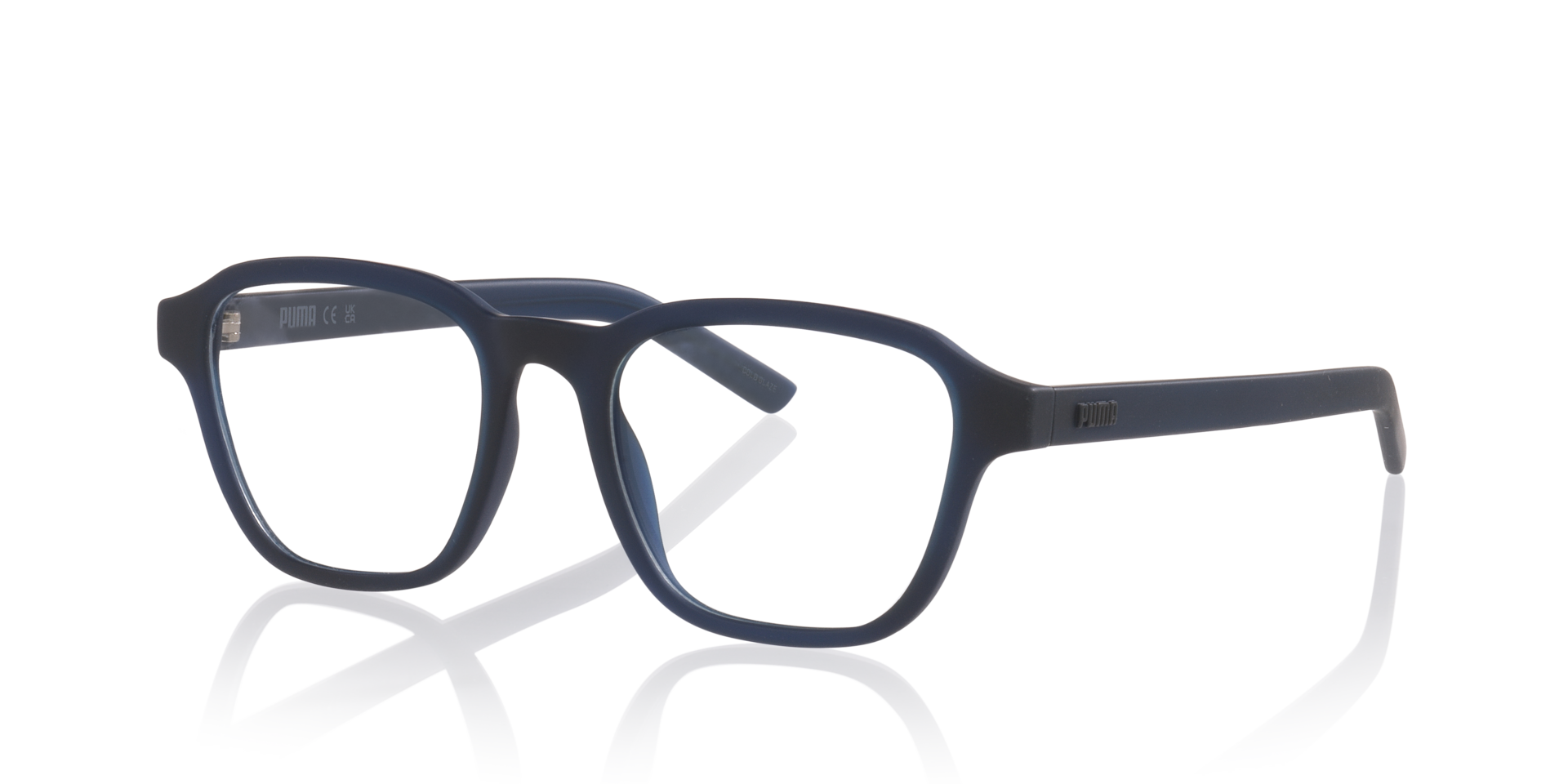 PU0518O Blau KunststoffEyeglass Frames von B24, Dreiviertelansicht