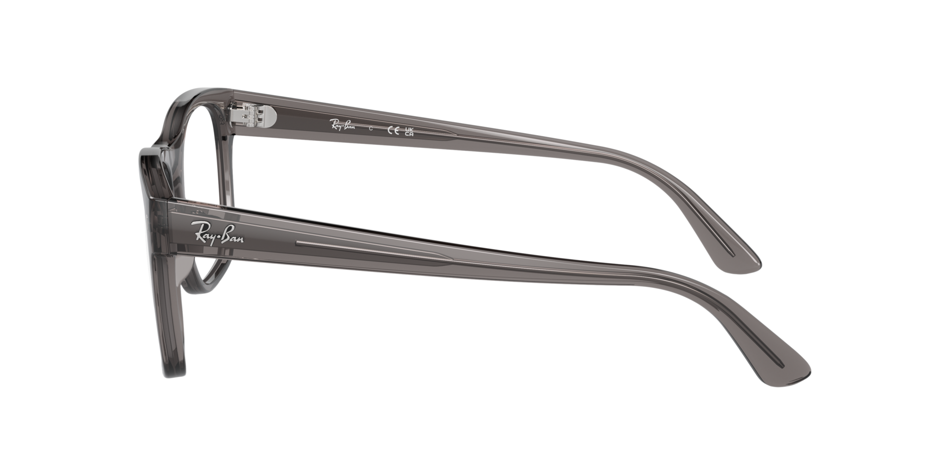 RB7228 Opal Dunkelgrau KunststoffEyeglass Frames von B24, Seitenansicht