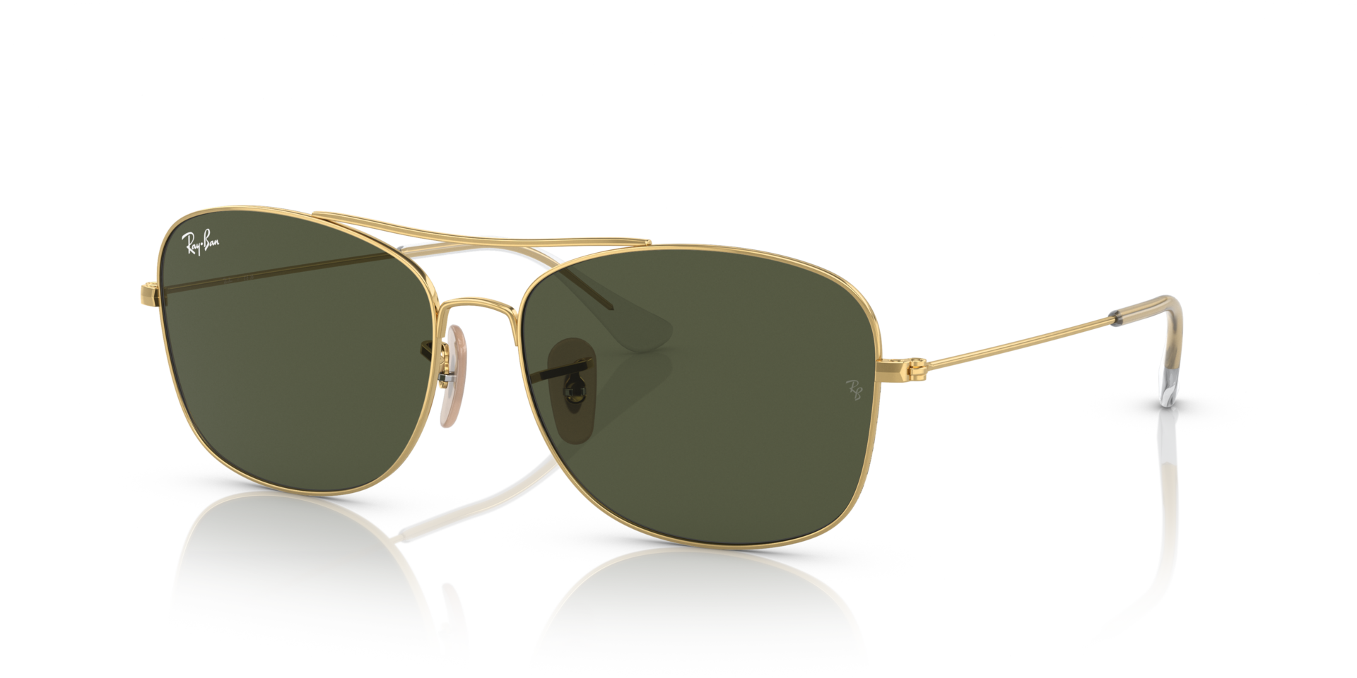 RB3799 Arista goud MetaalSunglass Frames van B24, Hoekweergave