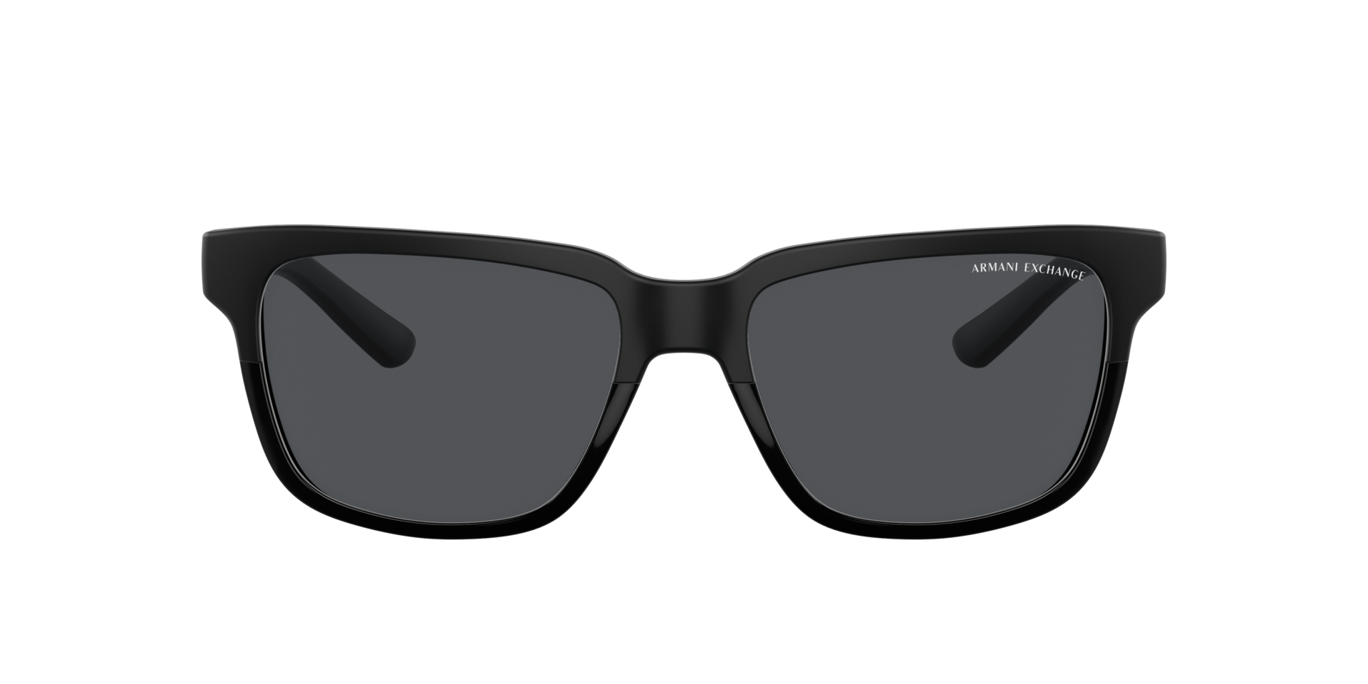 AX4026S Matte & Shiny Black KunststofSunglass Frames van B24, met getinte lenzen