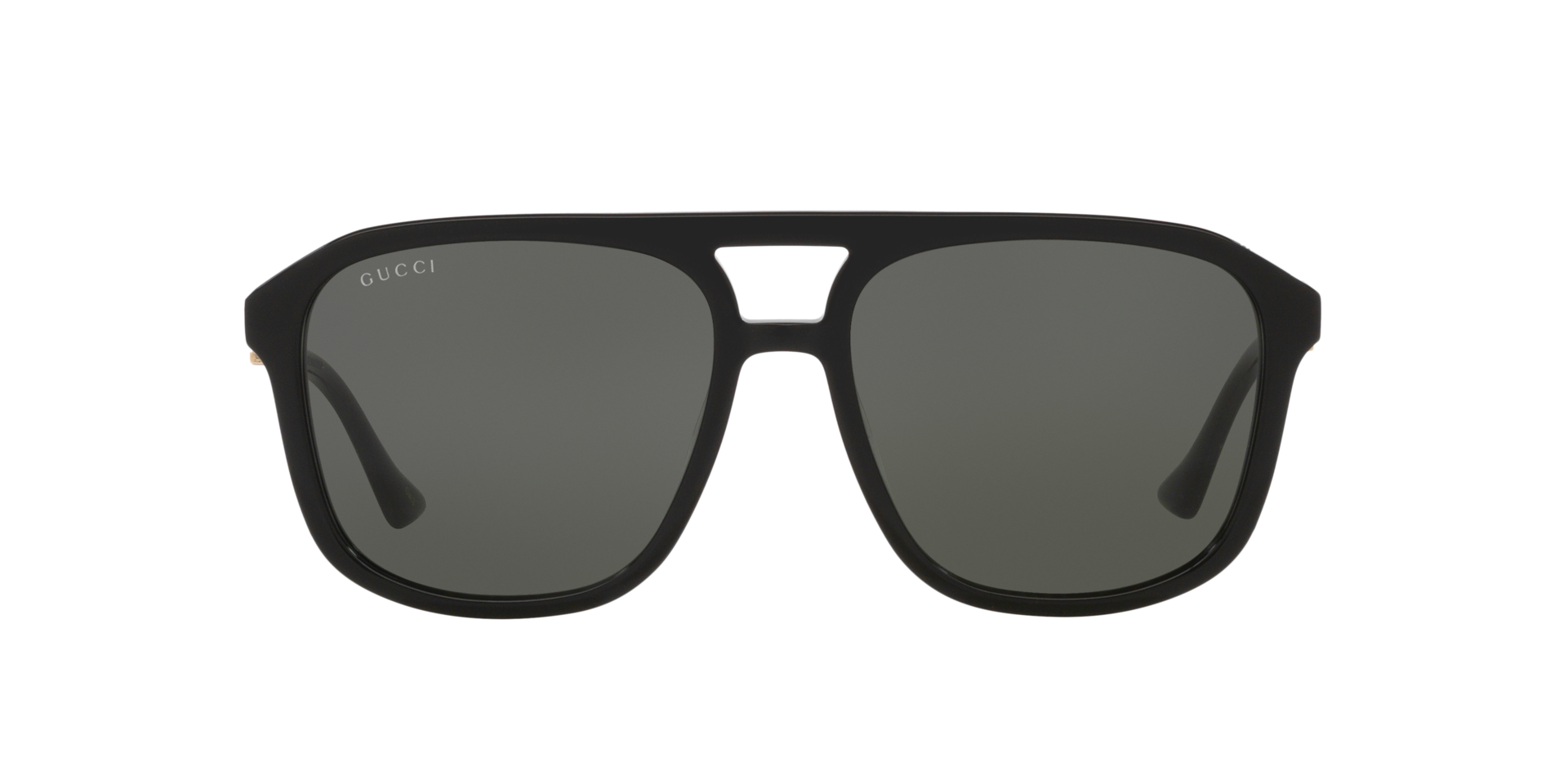 Gucci 889652470757 Piloot Zwart Volle rand Zonnebrillen | Brillen24 NL
