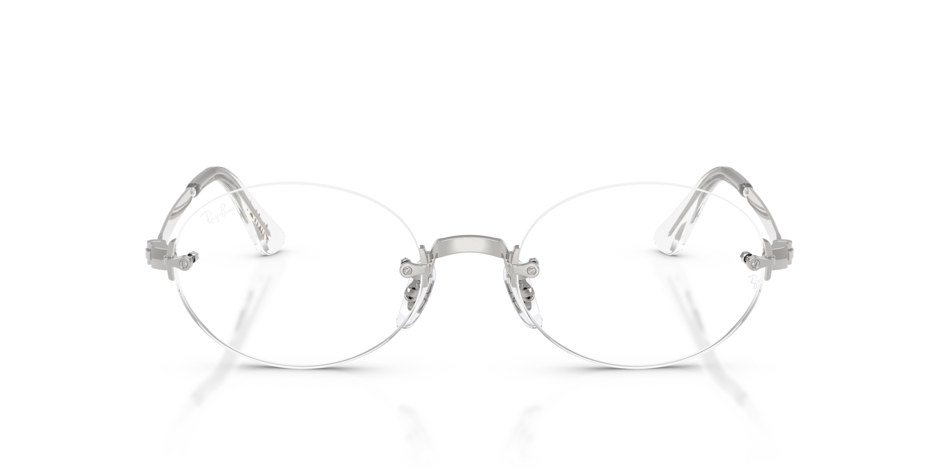 RB3929V Silber MetallEyeglass Frames von B24, Vorderansicht
