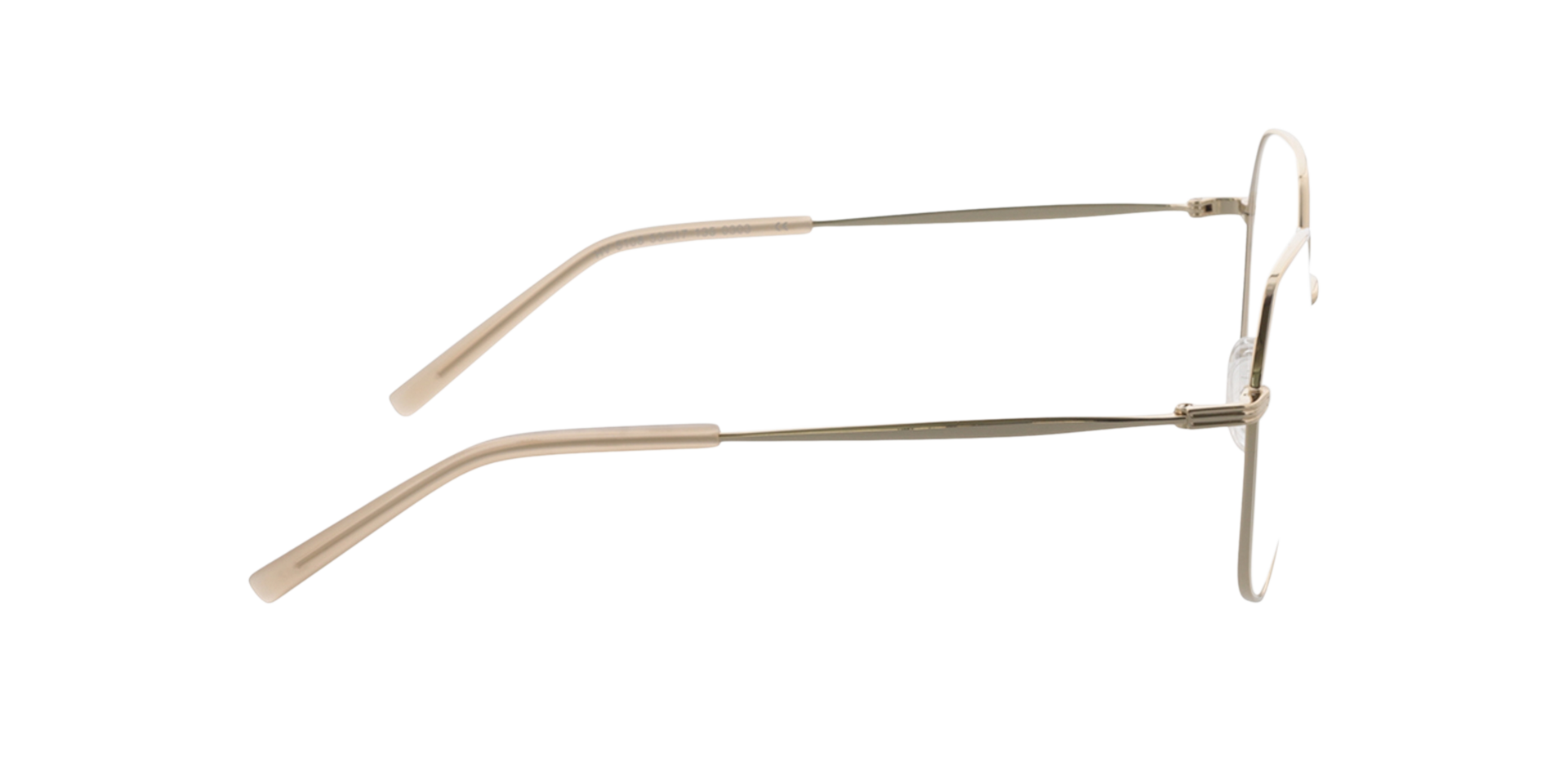 Blair Gold MetallEyeglass Frames von B24, Seitenansicht