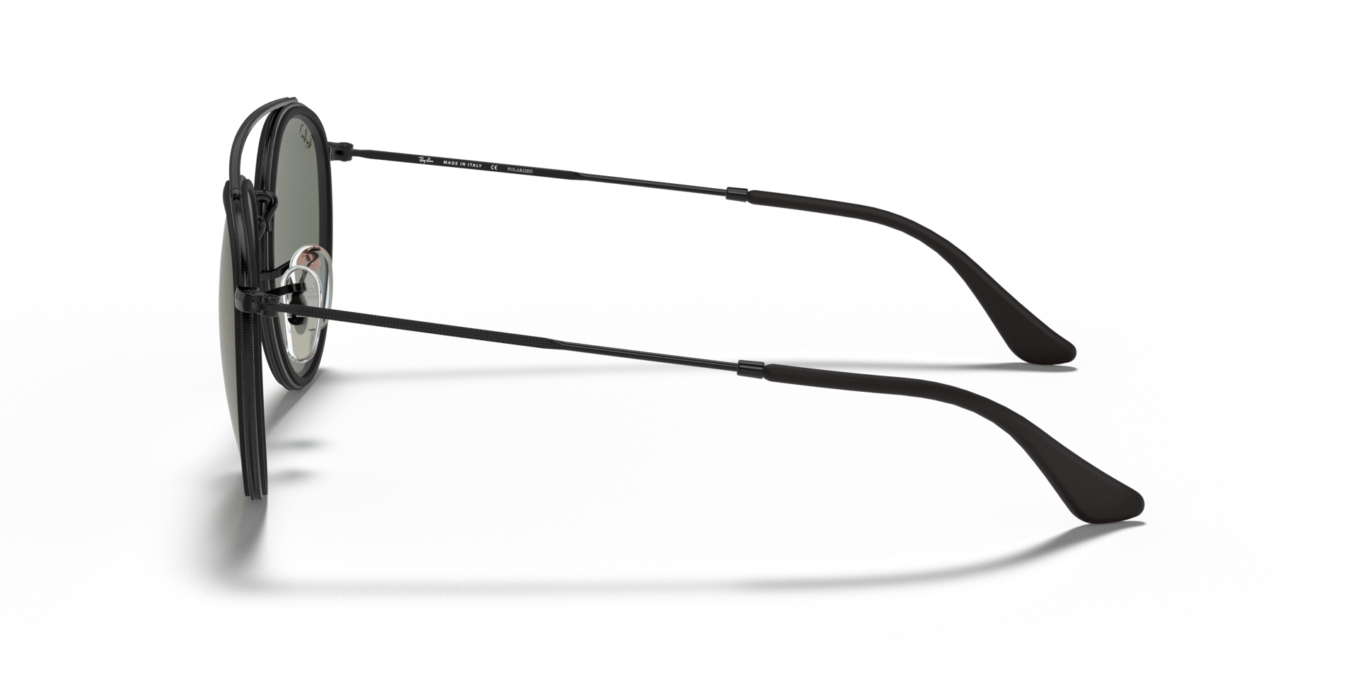 RB3647N Schwarz MetallSunglass Frames von B24, Seitenansicht