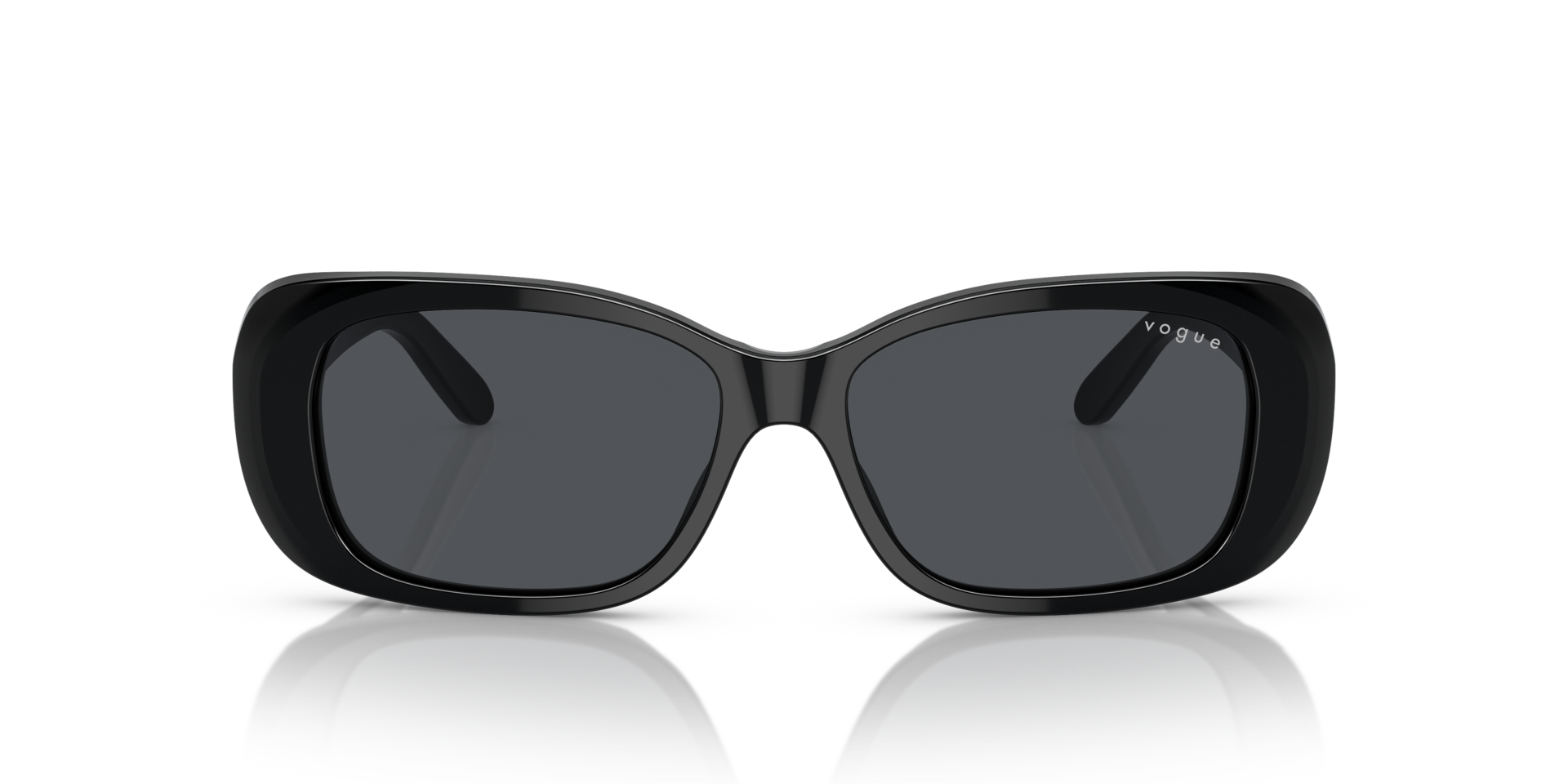 VO2606S Schwarz AcetatSunglass Frames von B24, Vorderansicht