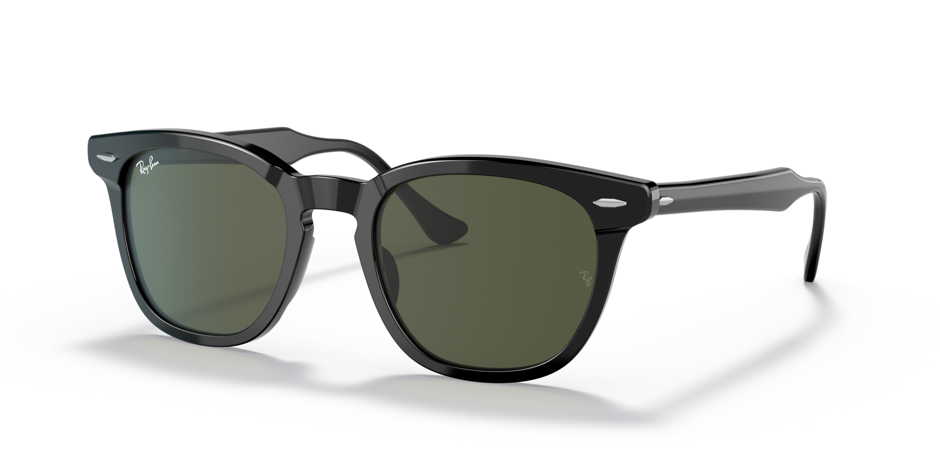 RB2298 Schwarz AcetatSunglass Frames von B24, Dreiviertelansicht