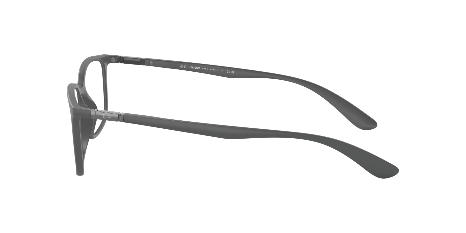 RB7208 Grau KunststoffEyeglass Frames von B24, Seitenansicht
