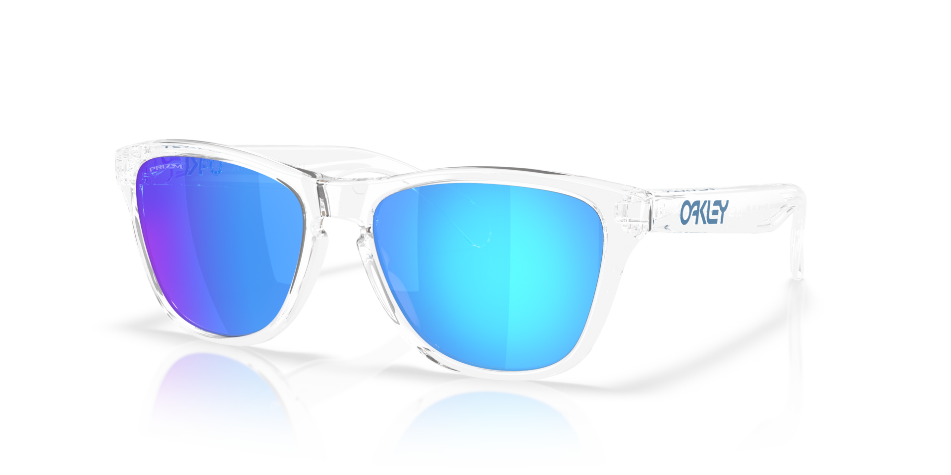 Frogskins™ S Transparent glänzend KunststoffSunglass Frames von B24, Dreiviertelansicht
