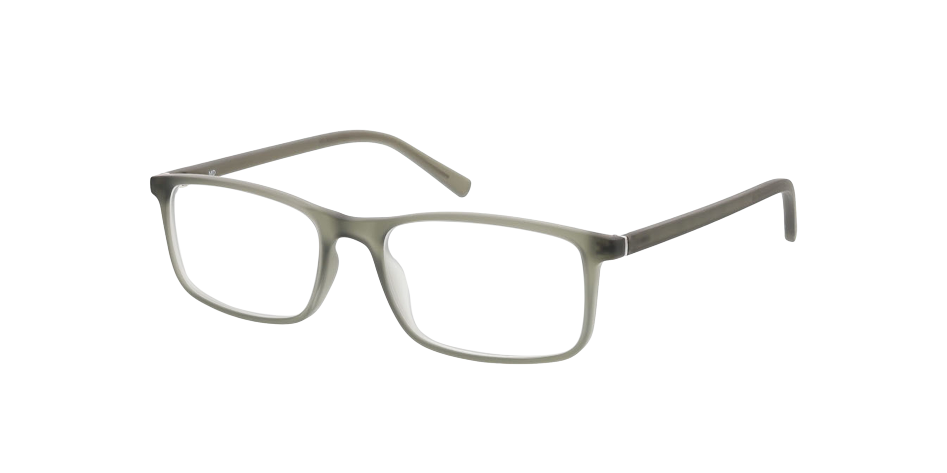 Bern Matt Crystal Green KunststoffEyeglass Frames von B24, Dreiviertelansicht