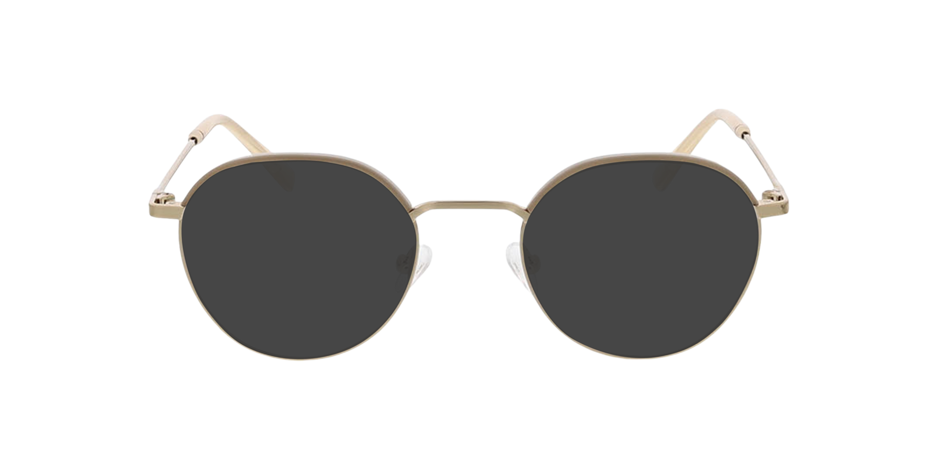 Beige / Gold Singapur -  Metal Sonnenbrillen