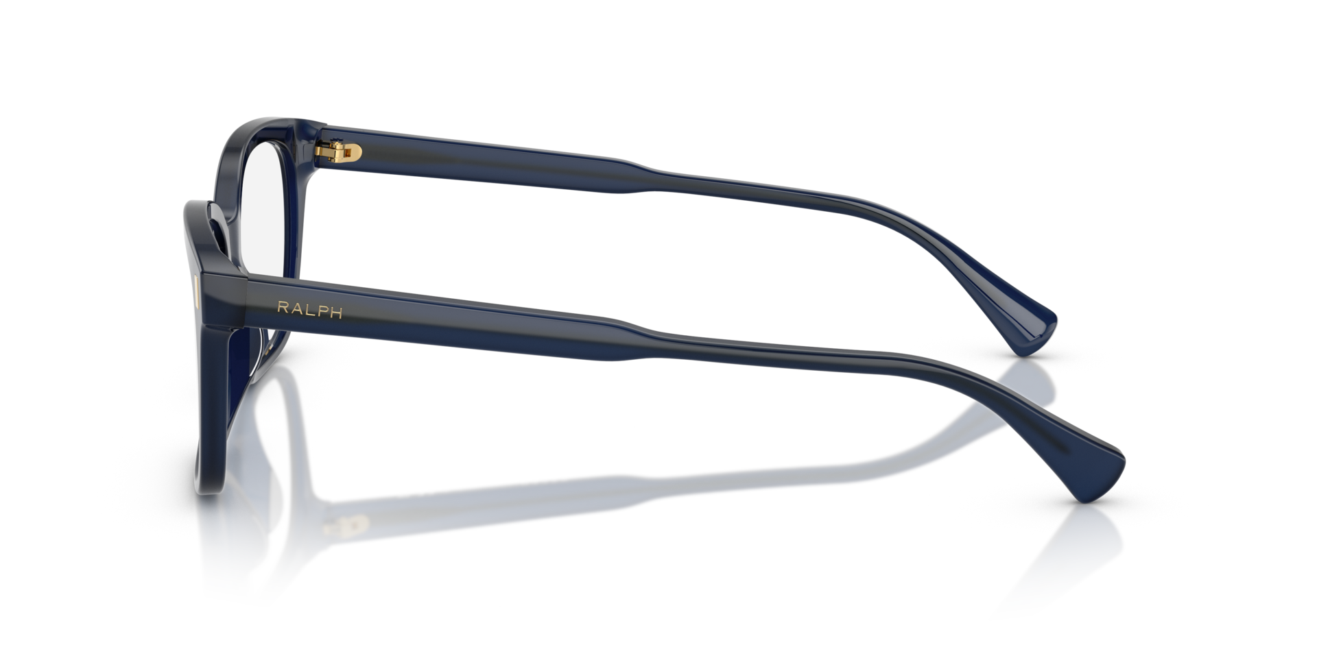 RA7174U Shiny Opalescent Blue AcetaatEyeglass Frames van B24, Zijaanzicht