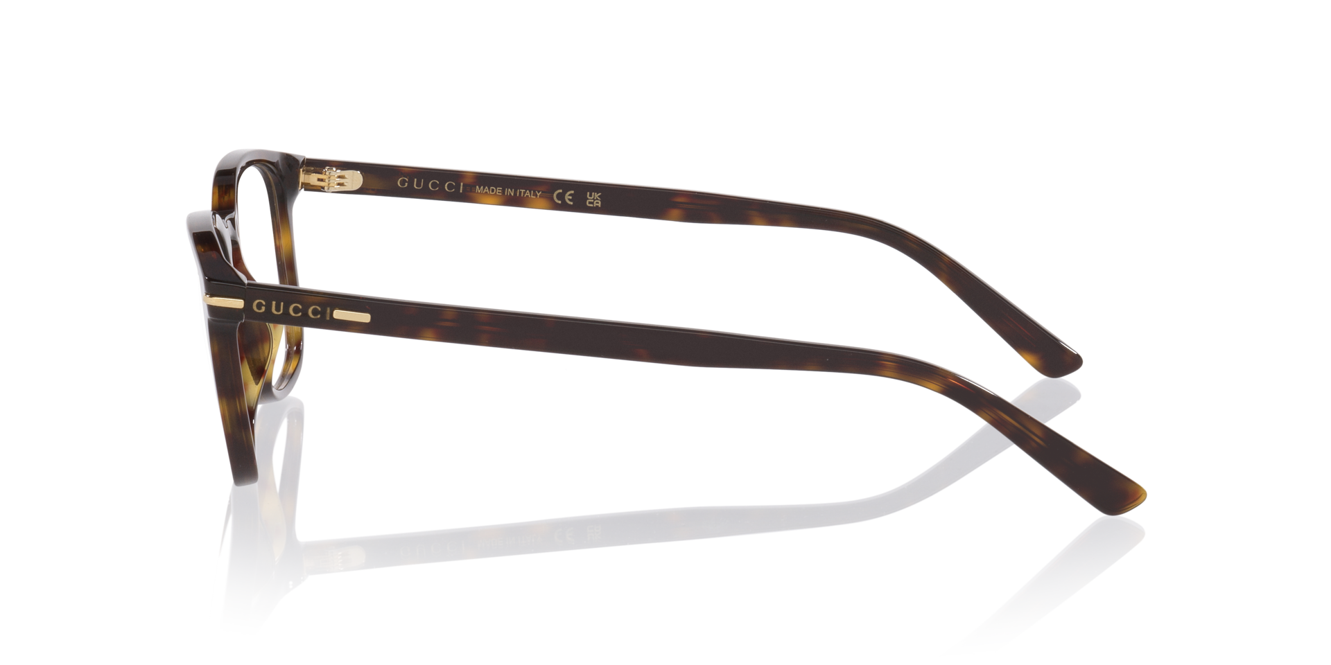 Gg2129O Tortoise AcetaatEyeglass Frames van B24, Zijaanzicht