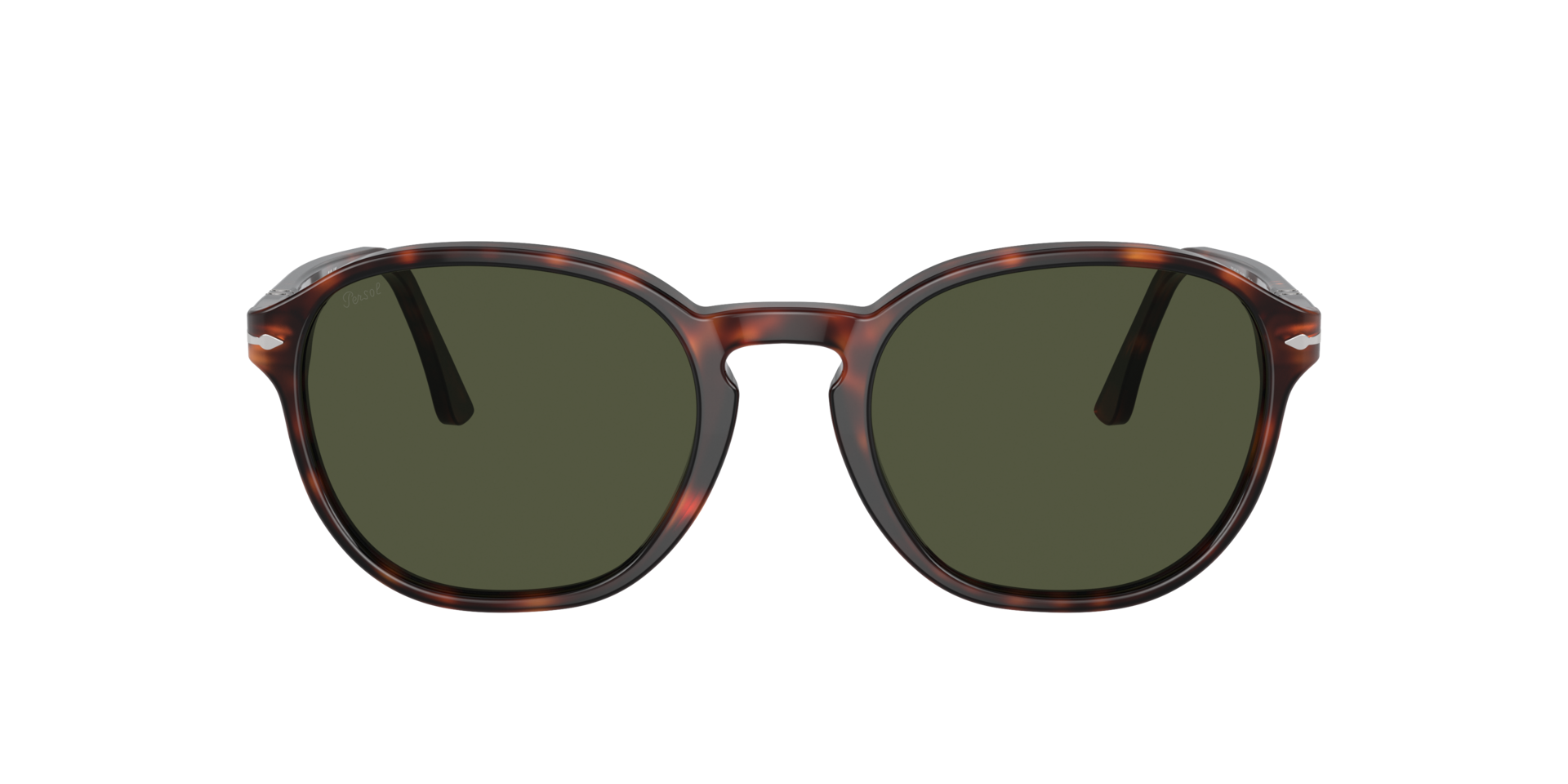 PO3343S Havana AcetaatSunglass Frames van B24, met getinte lenzen