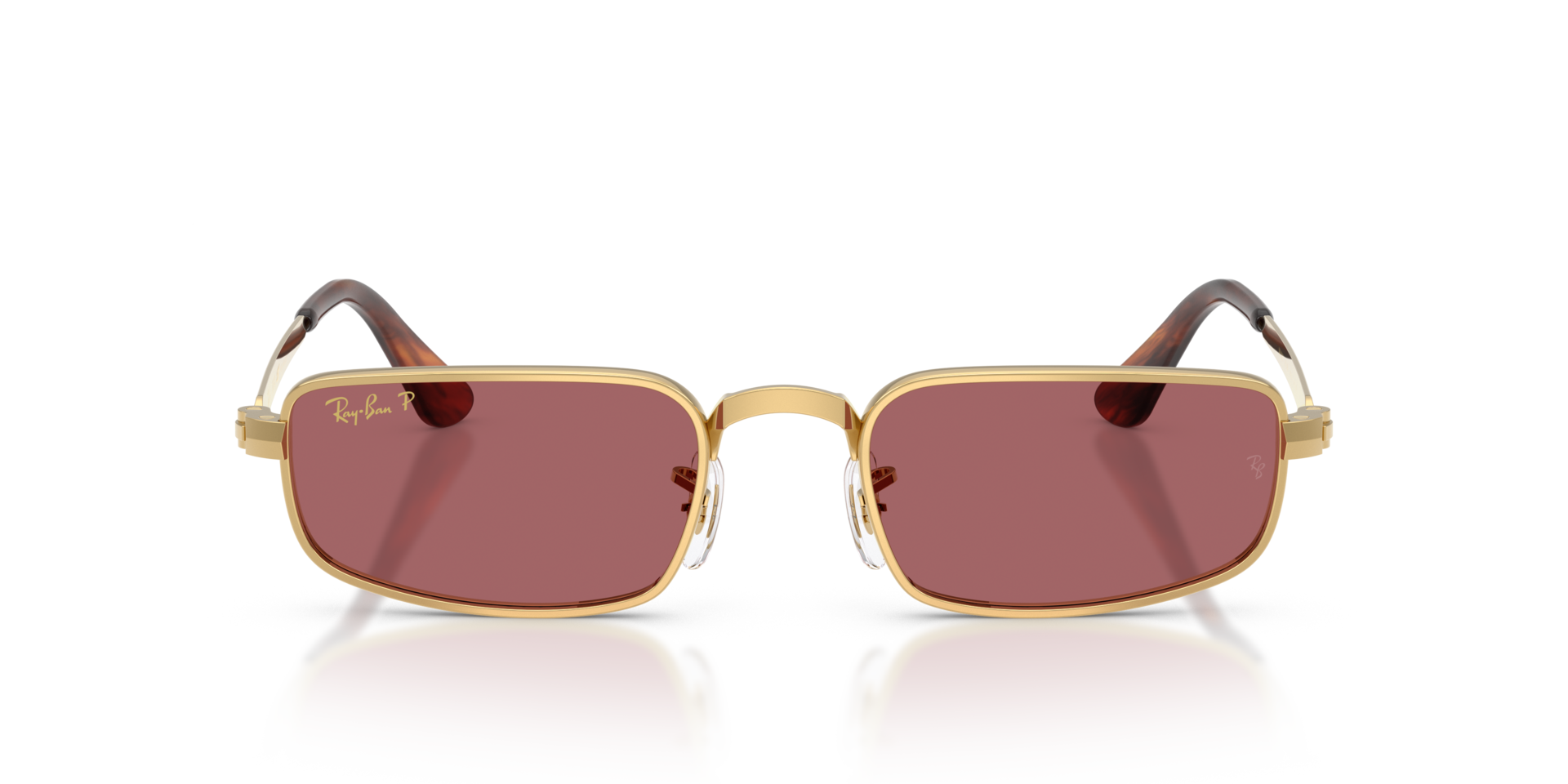 RB3927 Arista goud MetaalSunglass Frames van B24, Vooraanzicht