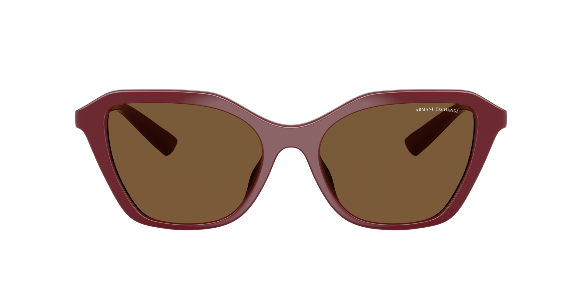 AX4173SU Glanzend bordeaux KunststofSunglass Frames van B24, met getinte lenzen