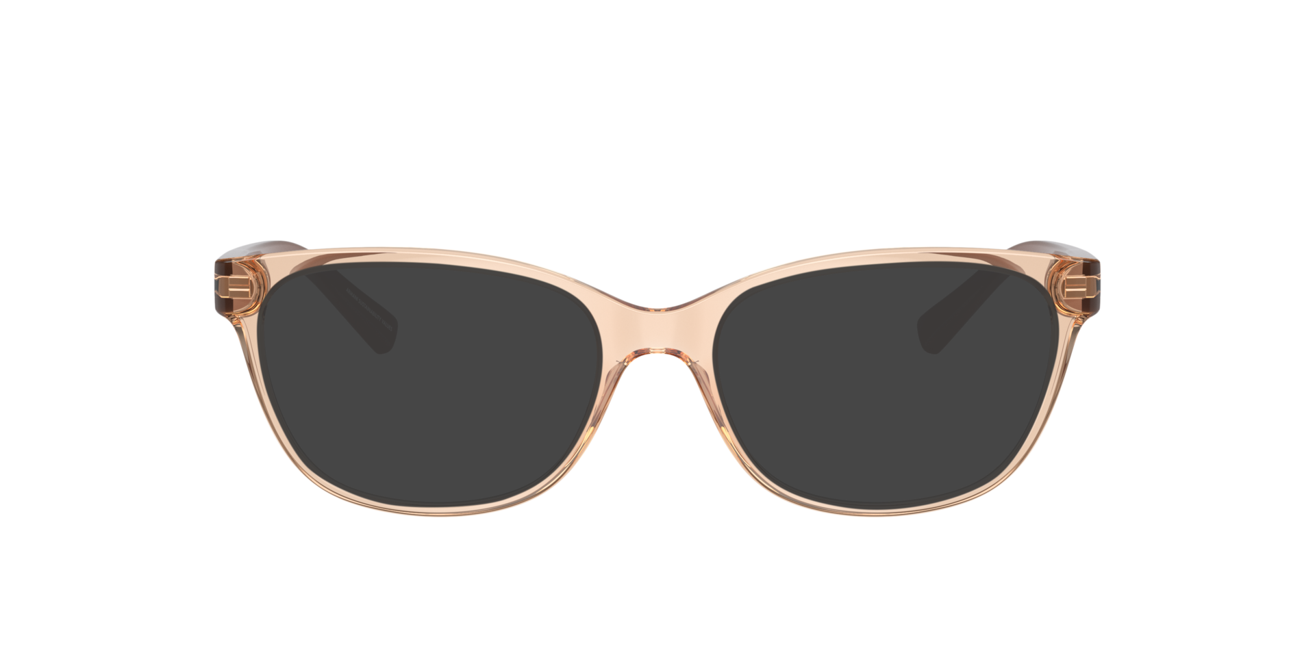 AX3037 Glanzend transparant toendra KunststofEyeglass Frames van B24, met getinte lenzen
