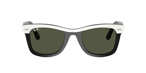 Ray-Ban - RB2240, White On Black/Black On Transparent/Red On Black, Größe: Durchschnittlich