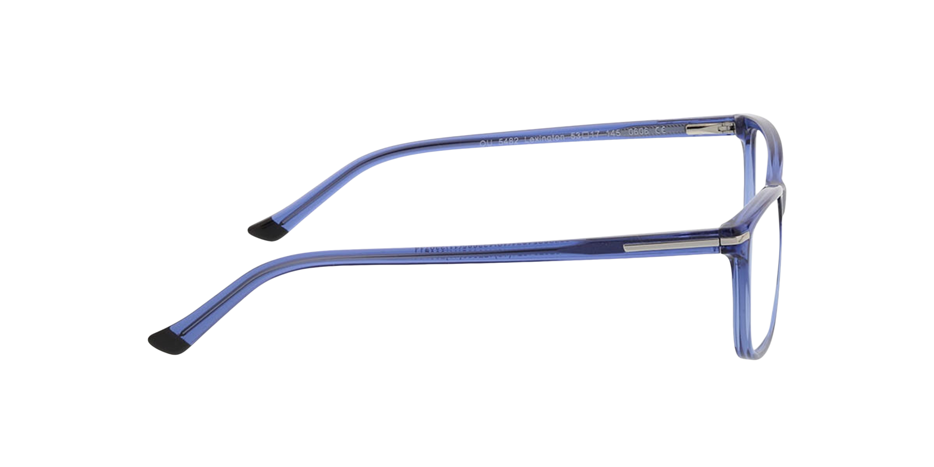 Lexington Kristallblau KunststoffEyeglass Frames von B24, Seitenansicht
