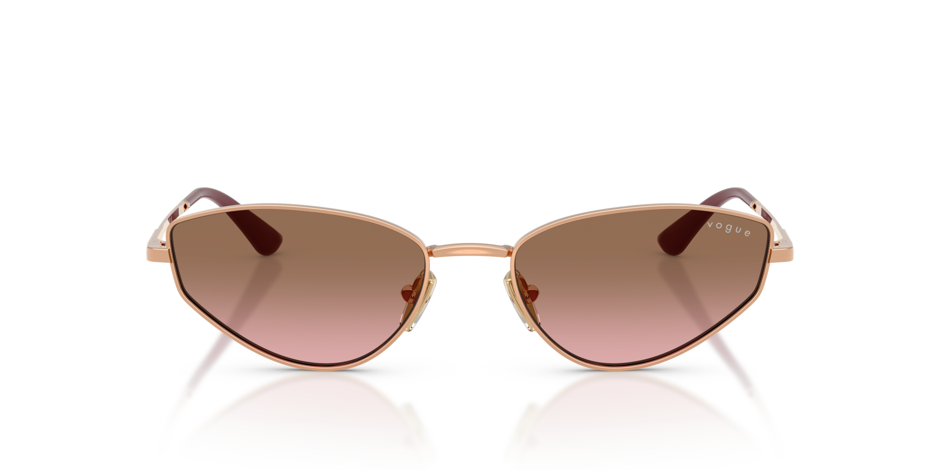 VO4339S Roségoud MetaalSunglass Frames van B24, Vooraanzicht