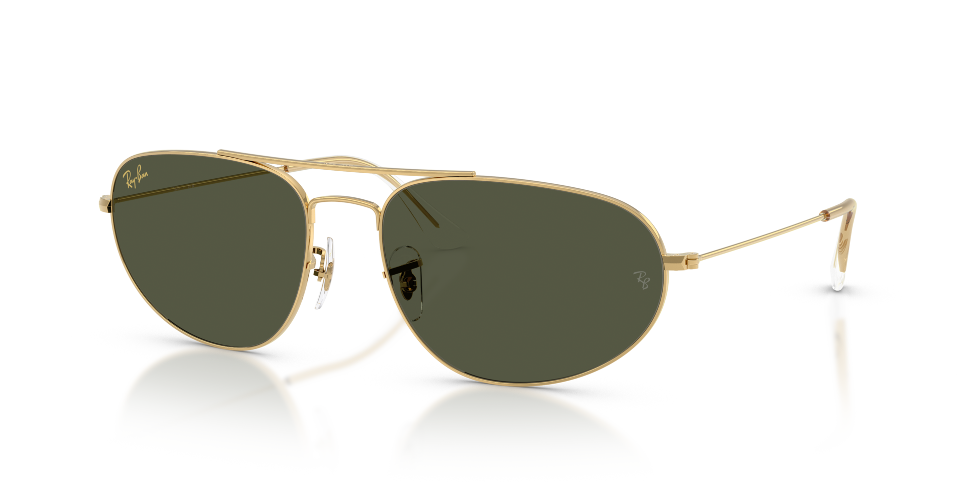 RB3945 Legend Gold MetaalSunglass Frames van B24, Hoekweergave