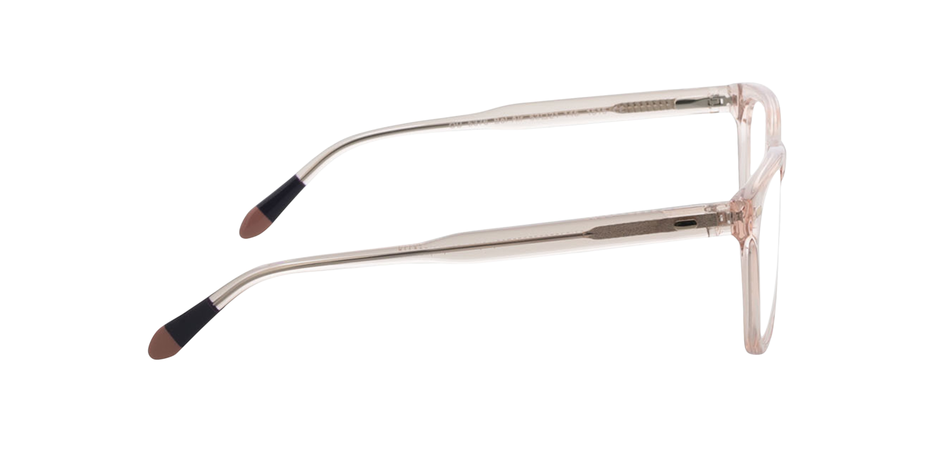 Bel Air Kristal nude  &  paars  &  roze AcetaatEyeglass Frames van B24, Zijaanzicht