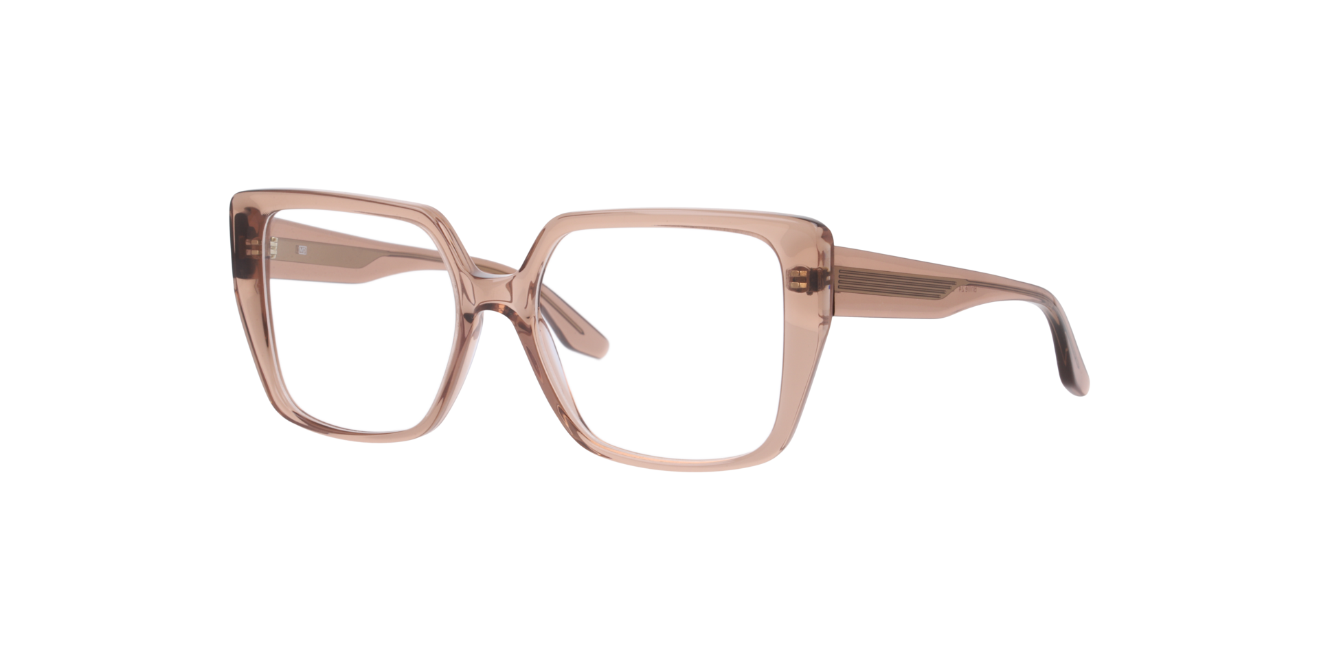 BETTY Kristalroze AcetaatEyeglass Frames van B24, Hoekweergave
