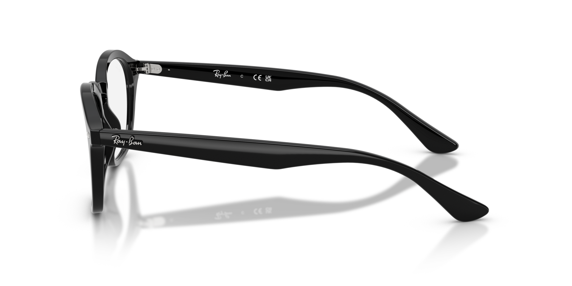 RB5451 Schwarz AcetatEyeglass Frames von B24, Seitenansicht