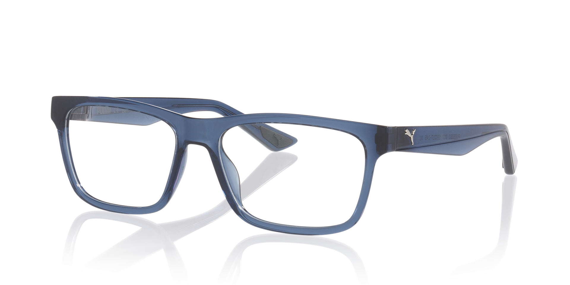 PU0509O Blauw licht KunststofEyeglass Frames van B24, Hoekweergave