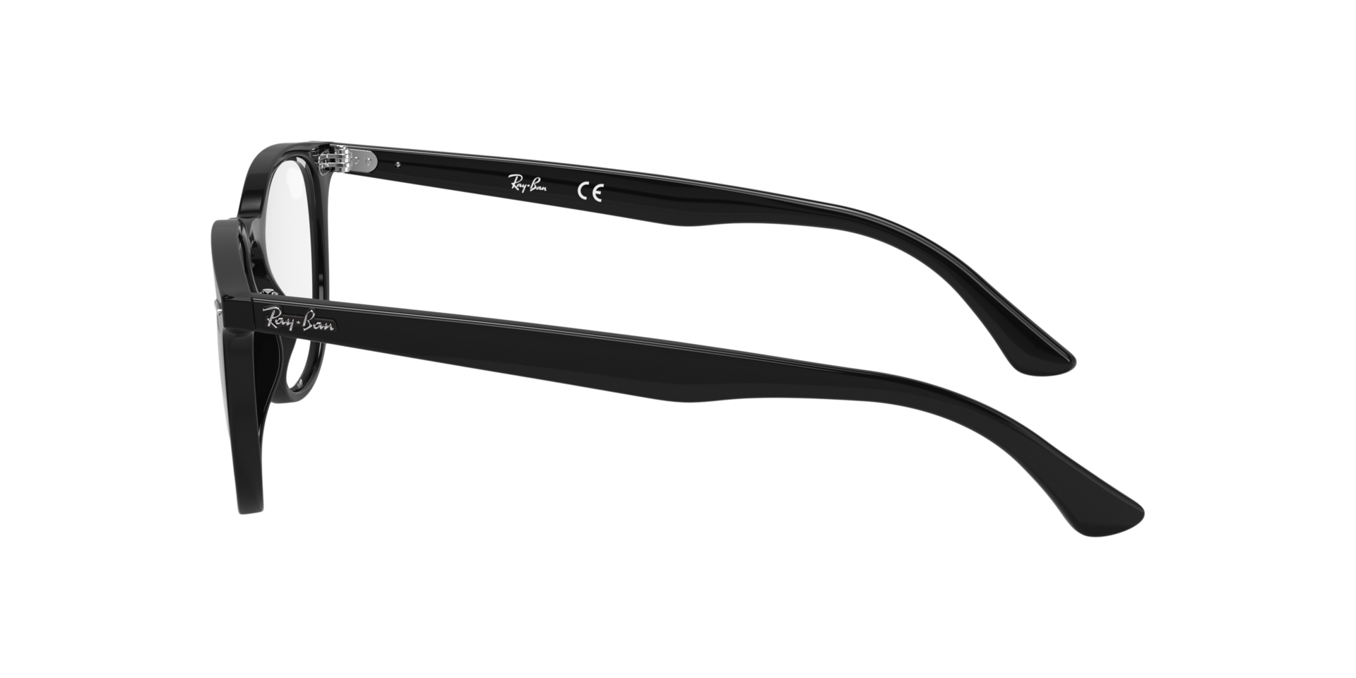 RB7159 Schwarz KunststoffEyeglass Frames von B24, Seitenansicht