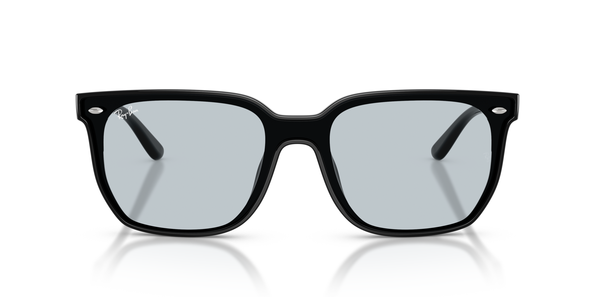 RB4466D Zwart KunststofSunglass Frames van B24, Vooraanzicht