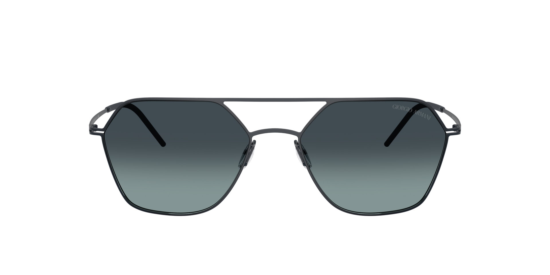 AR6185 Matt Blau MetallSunglass Frames von B24, mit getönten Gläsern