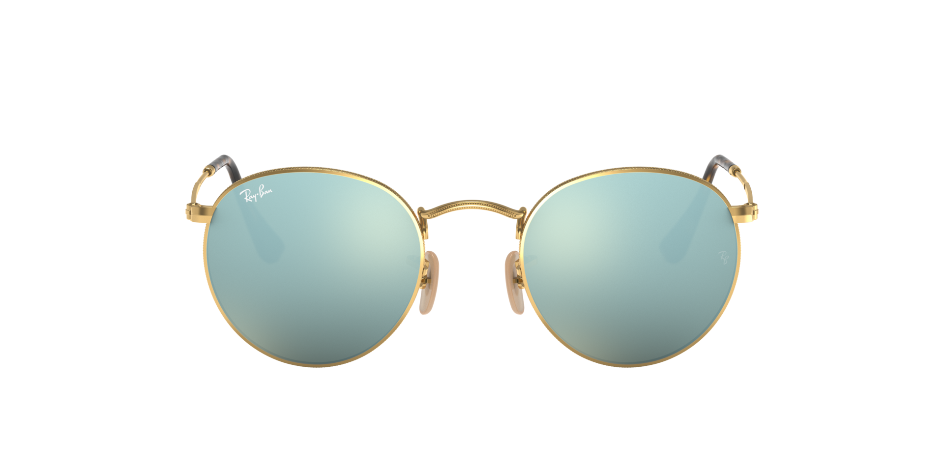 RB3447N Arista Gold MetallSunglass Frames von B24, mit getönten Gläsern