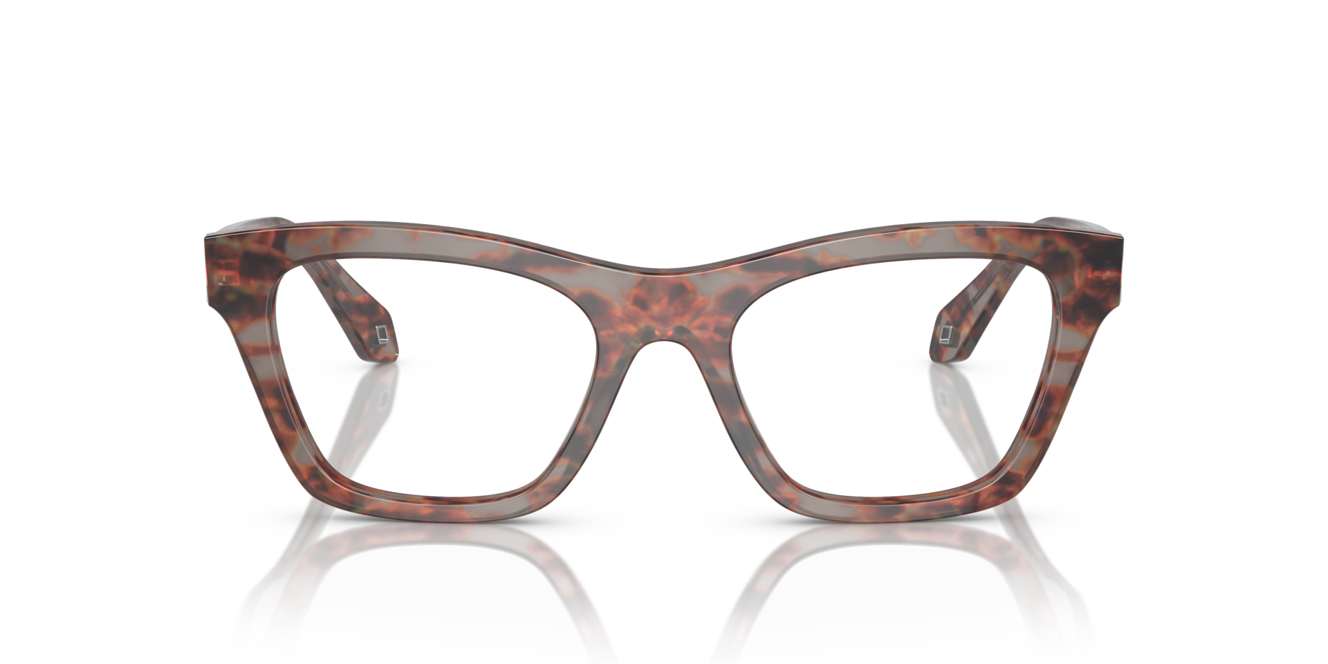AR7240 Grijs Havana AcetaatEyeglass Frames van B24, Vooraanzicht