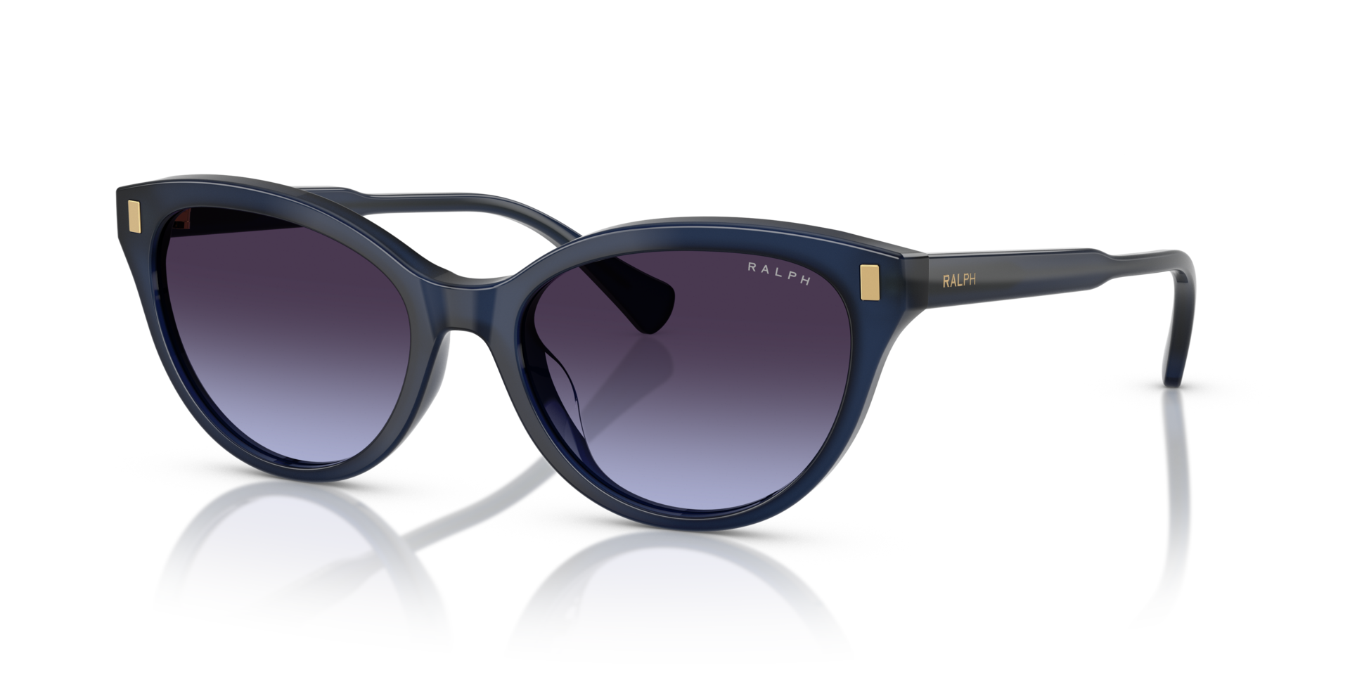 RA5326U Shiny Opalescent Blue AcetatSunglass Frames von B24, Dreiviertelansicht