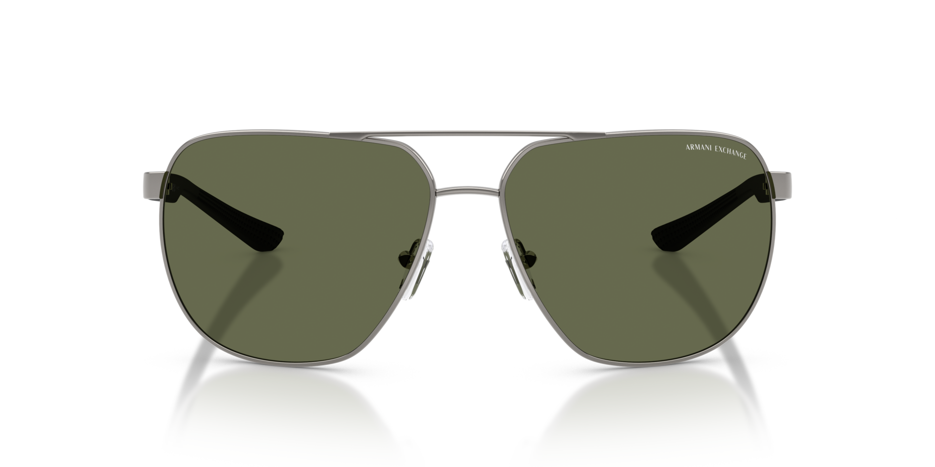 AX2047S Shiny Gunmetal MetallSunglass Frames von B24, Vorderansicht