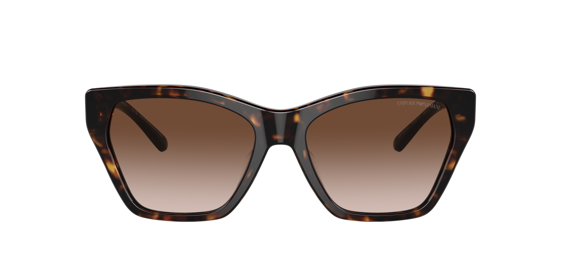 EA4203U Glanzend Havana AcetaatSunglass Frames van B24, met getinte lenzen
