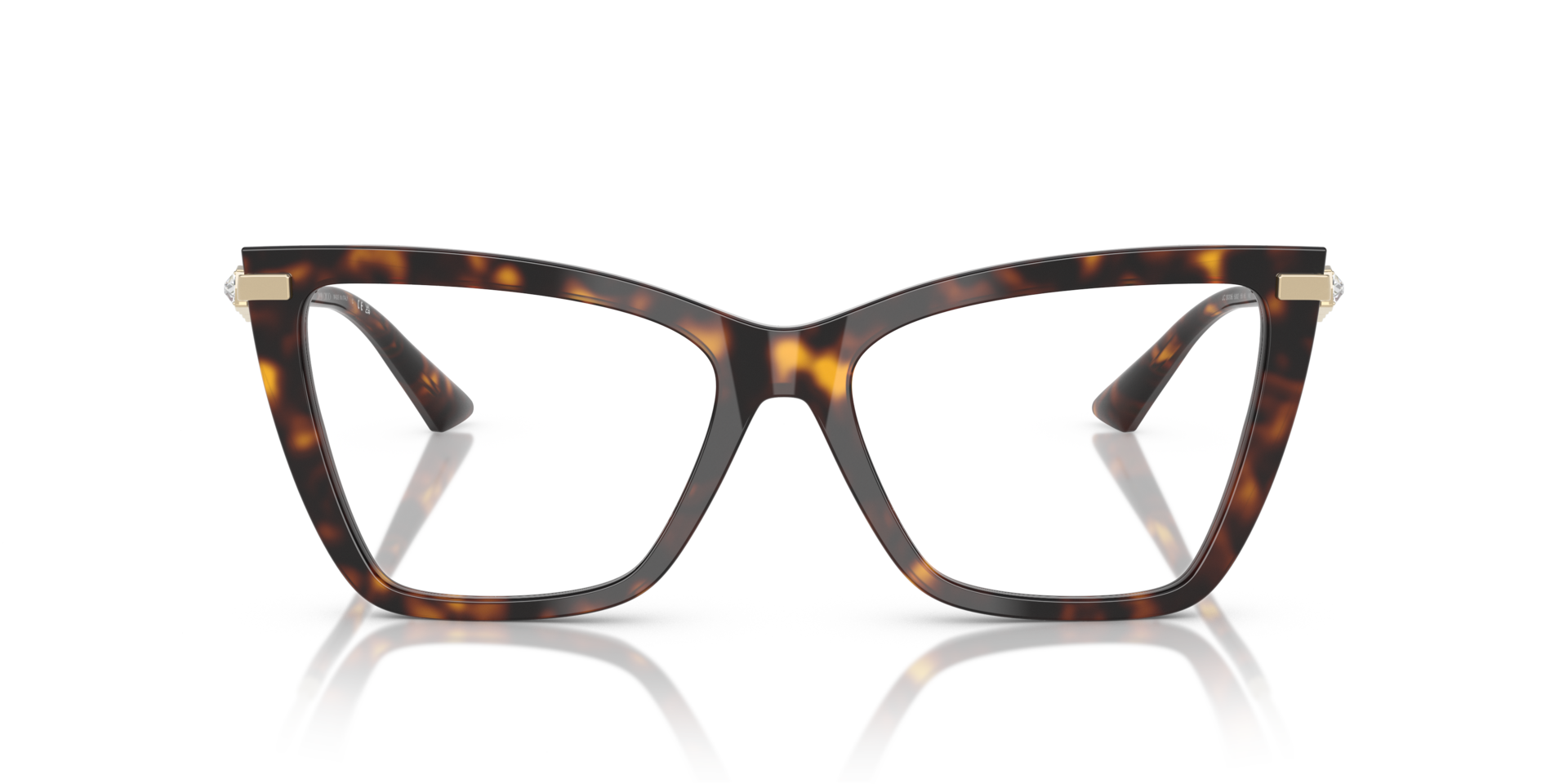 JC3020B Havana AcetaatEyeglass Frames van B24, Vooraanzicht