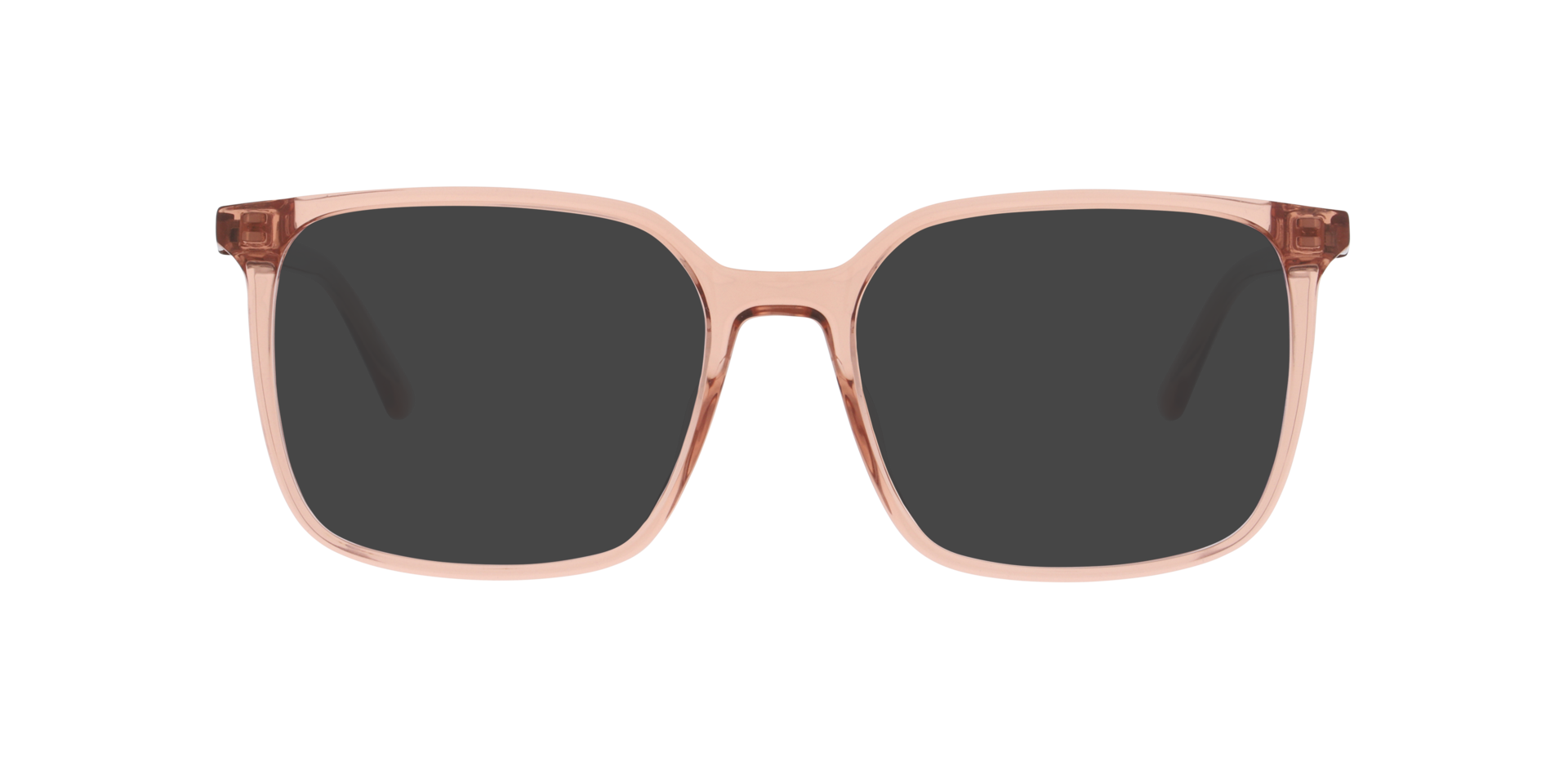 Jules Crystal Peach KunststofEyeglass Frames van B24, met getinte lenzen