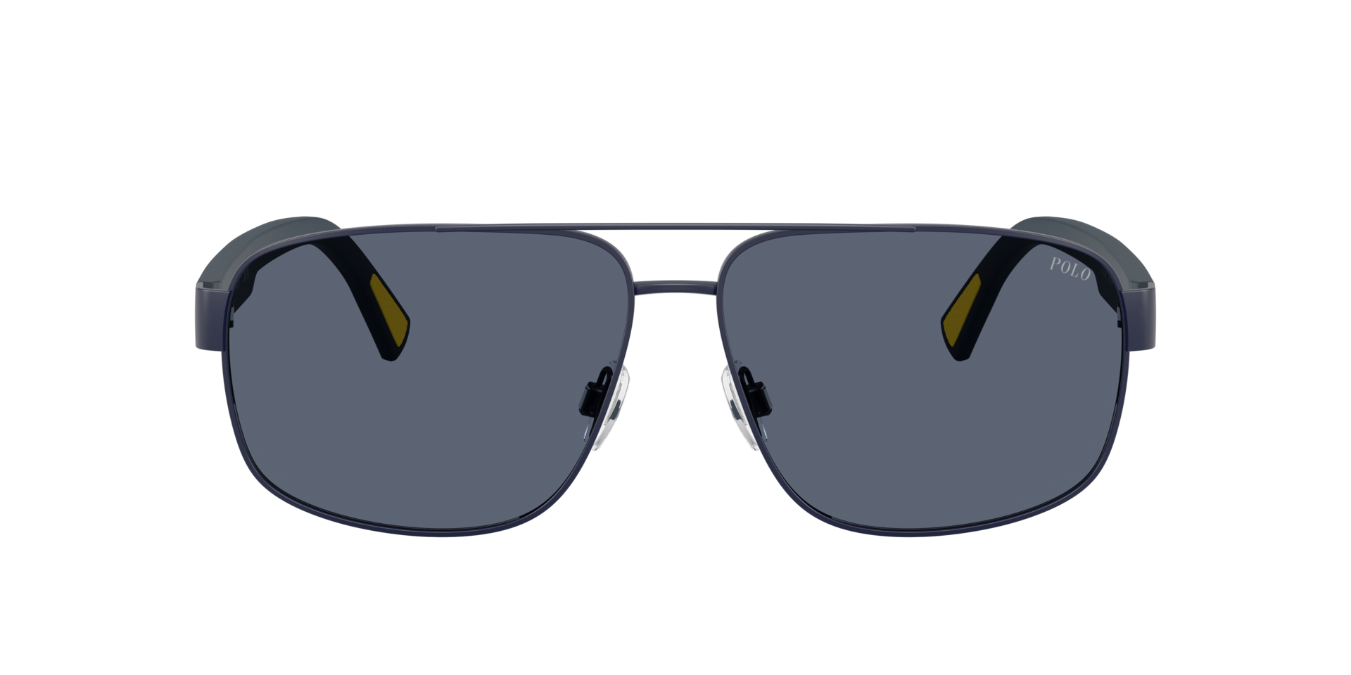 PH3165 Semishiny Navy Blue MetallSunglass Frames von B24, mit getönten Gläsern