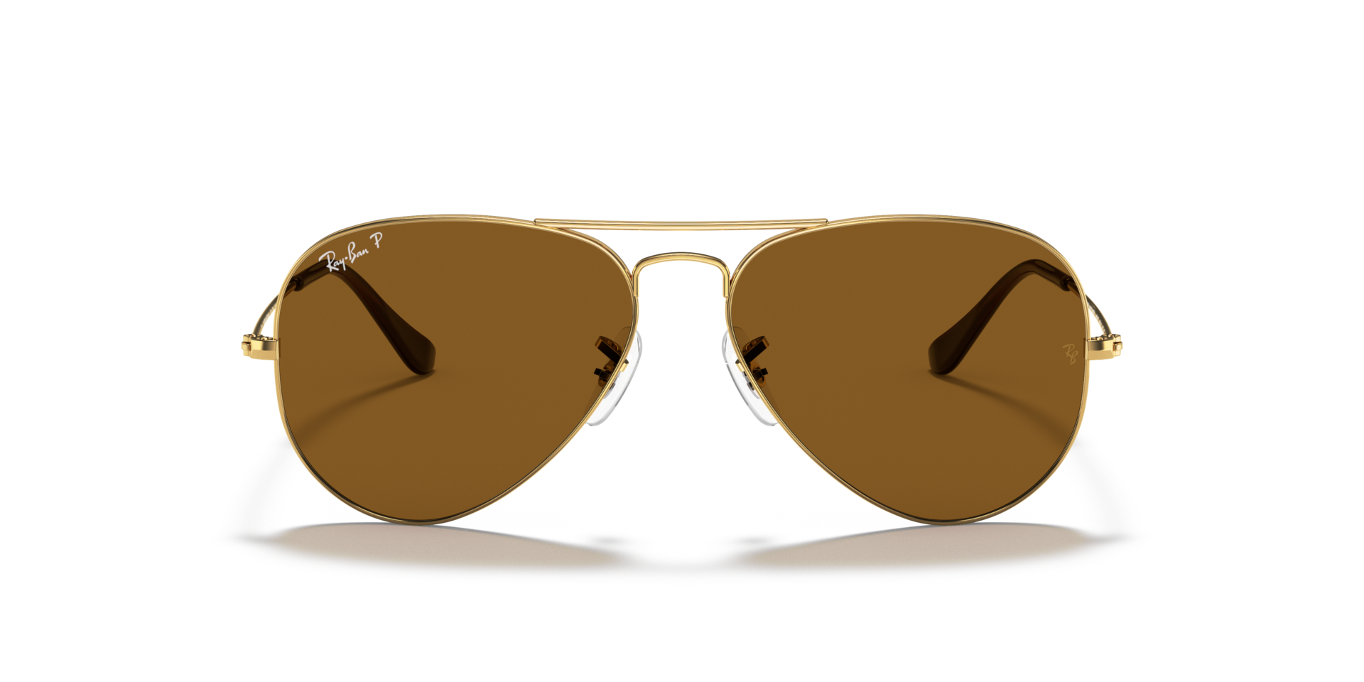 RB3025 Arista Gold MetallSunglass Frames von B24, Vorderansicht