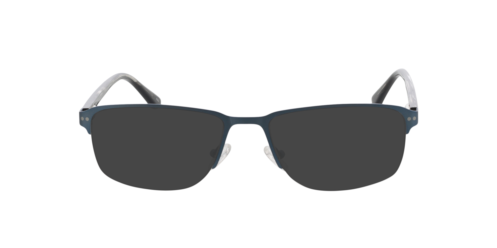 Frisco Mattblau MetallEyeglass Frames von B24, mit getönten Gläsern