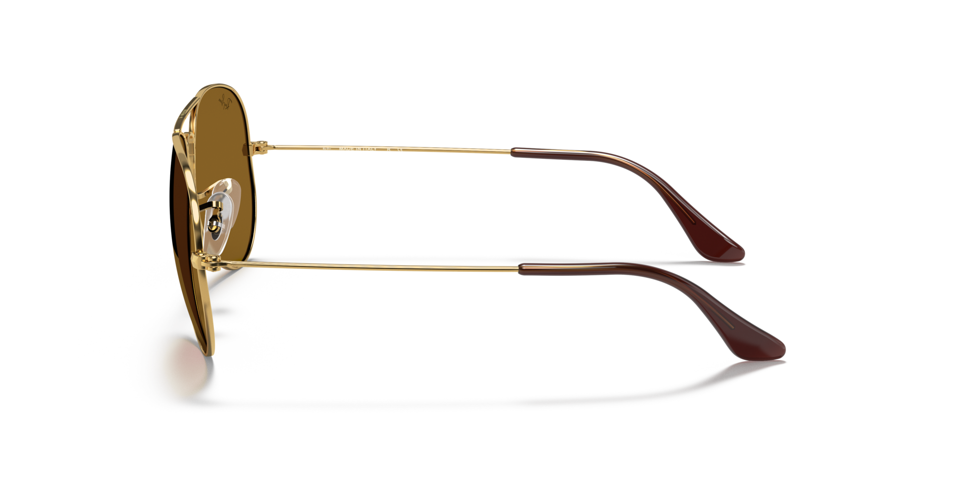 RB3025 Arista goud MetaalSunglass Frames van B24, Zijaanzicht