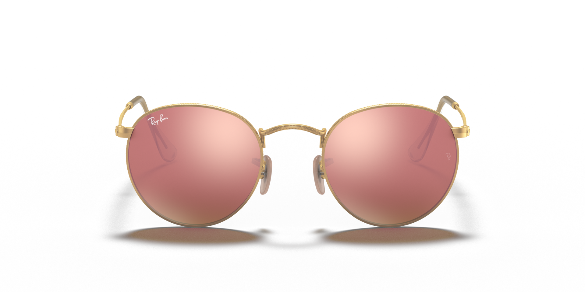 RB3447 Goud MetaalSunglass Frames van B24, Vooraanzicht