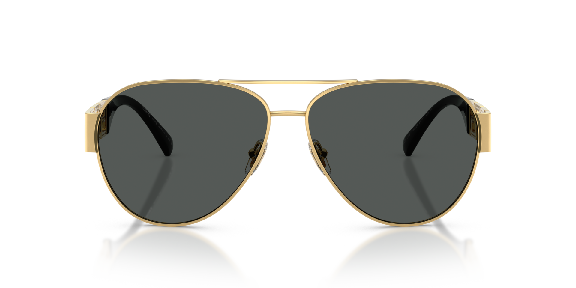 VE2289 Goud MetaalSunglass Frames van B24, Vooraanzicht