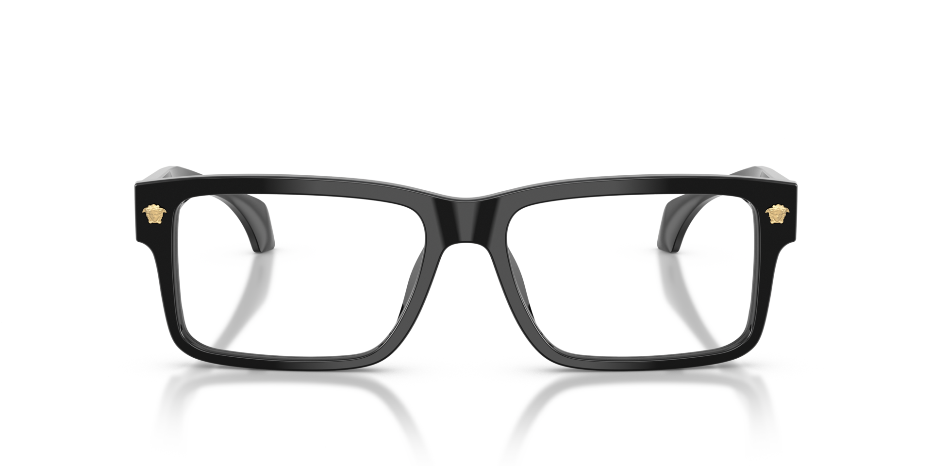 VE3391U Schwarz AcetatEyeglass Frames von B24, Vorderansicht