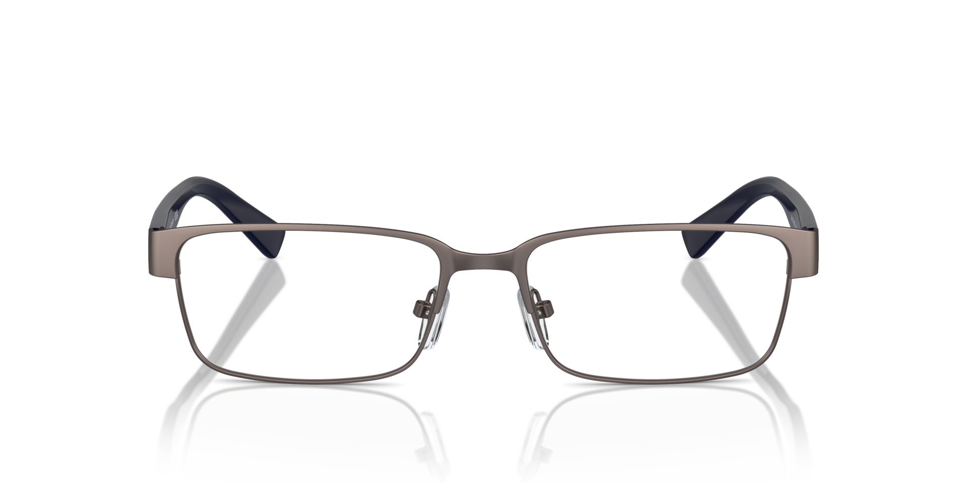 AX1017 Matt Gunmetal MetallEyeglass Frames von B24, Vorderansicht