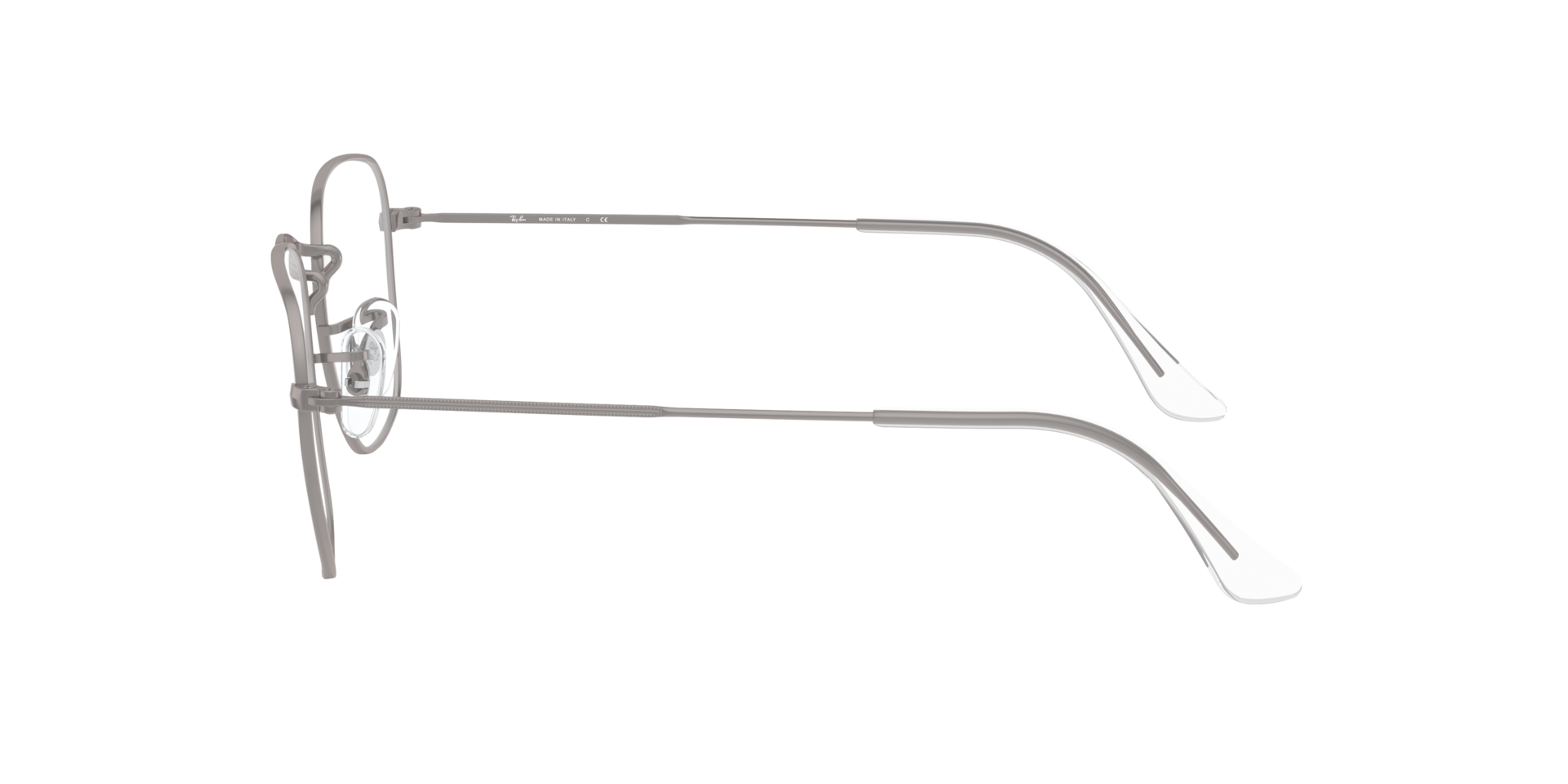 RB3857V Gunmetal MetallEyeglass Frames von B24, Seitenansicht